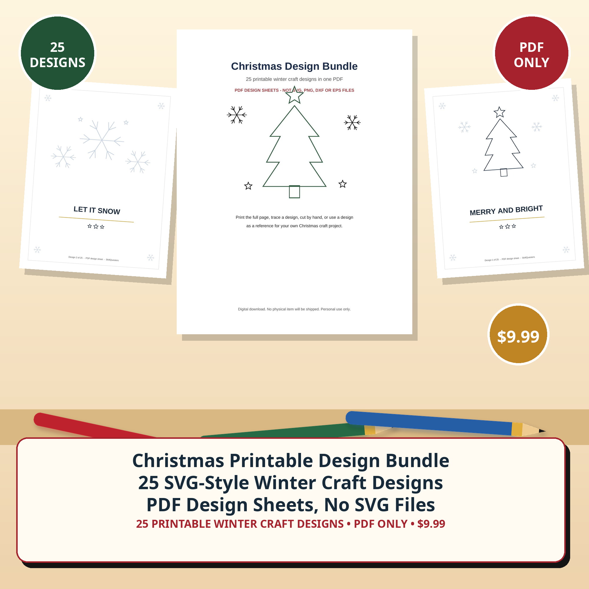 Christmas Printable Design Bundle cover