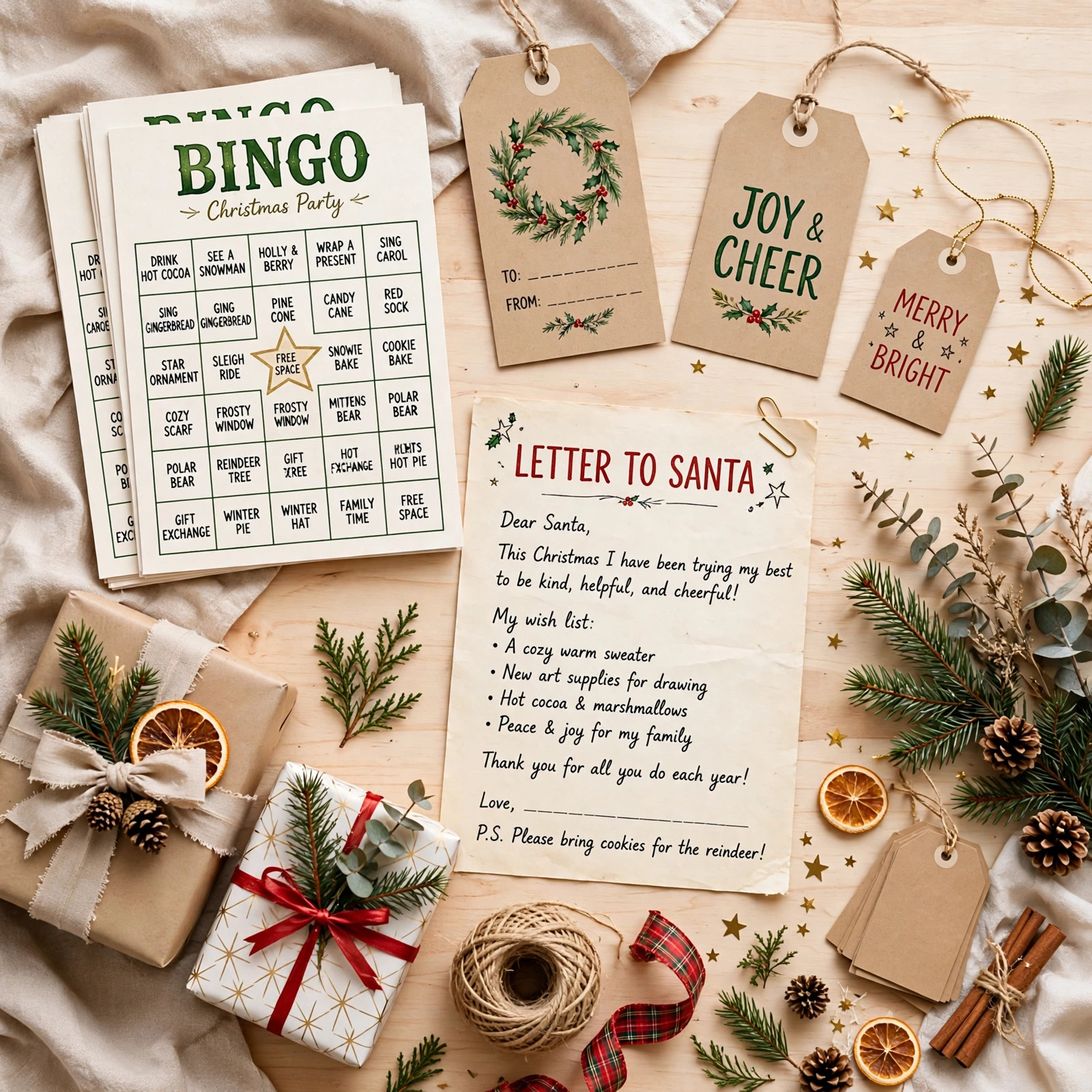 Christmas Printable Party & Gift Bundle cover